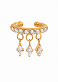 Crystal Drop Ear Cuff