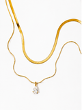 Layered Snake Chain Necklace