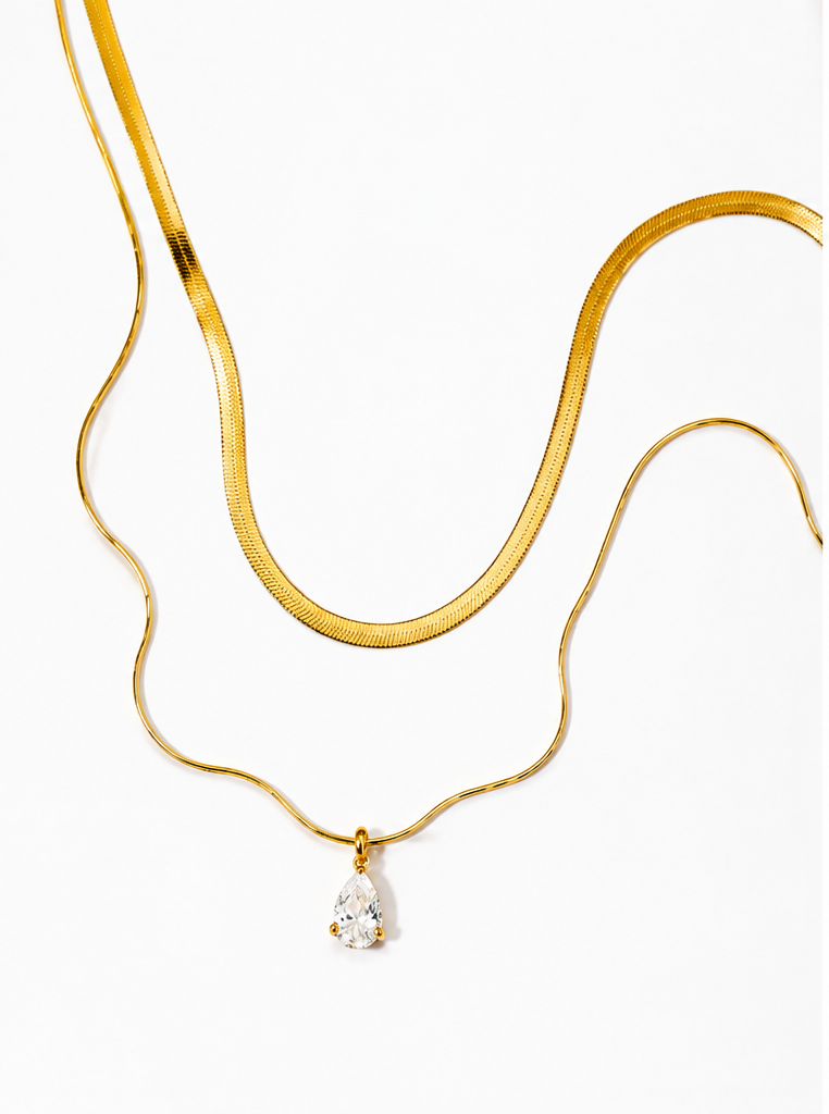 Layered Snake Chain Necklace