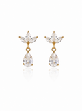 Marquise Crystal Drop Earrings
